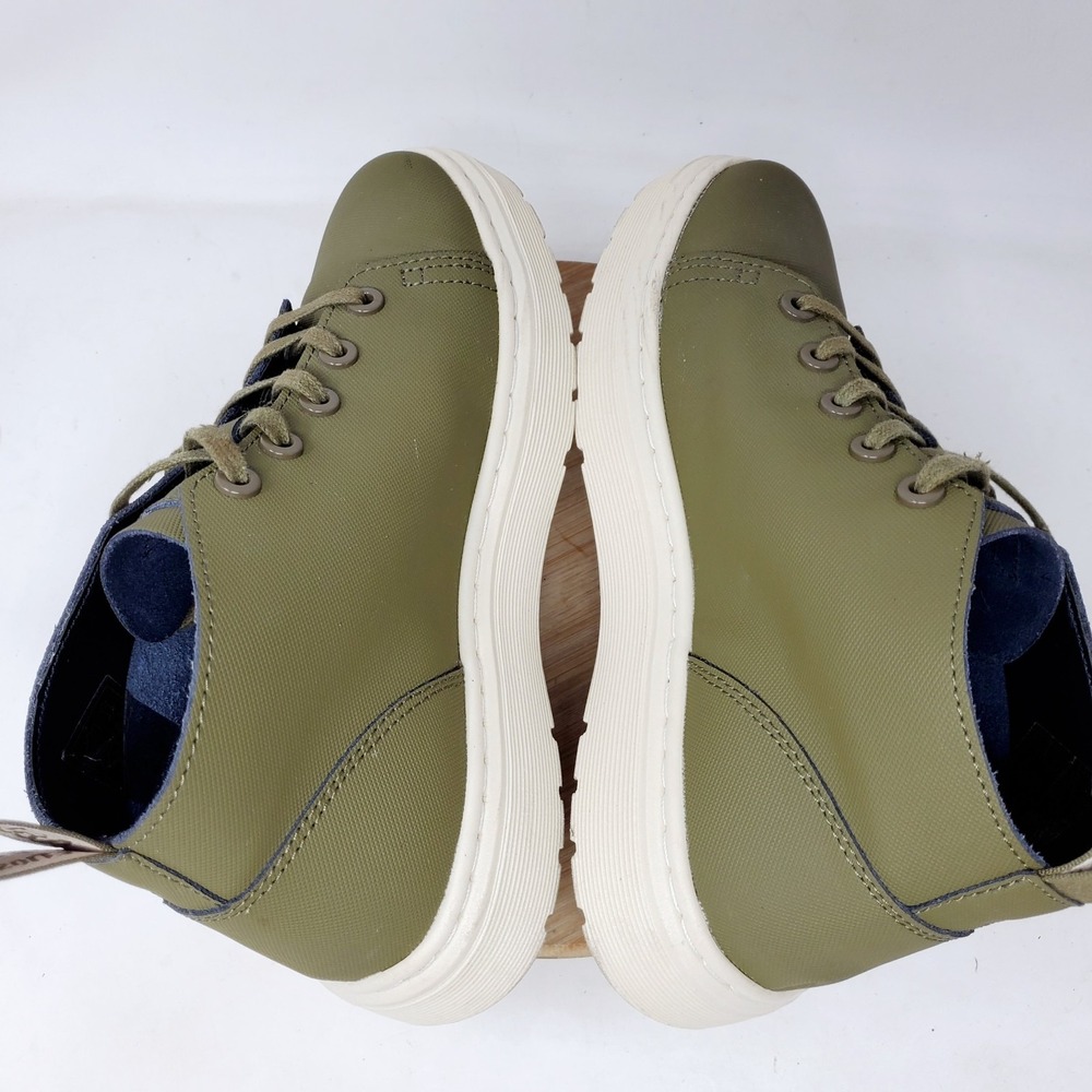 Dr Martens Boots Womens 6 Baynes Green Punk Grunge Platform Chunky Ankle Chukka - Picture 10 of 13